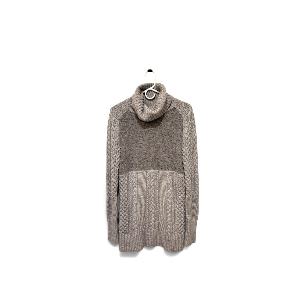 Banana Republic Mixed Stitch Textured Cable Sweater S Rustic Fisherman Cozy